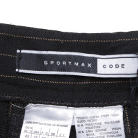 Sport Max trousers with pinstripe
