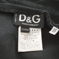 D&G Gilet en velours côtelé noir