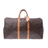 Louis Vuitton Keepall 55 Patent leather in Brown