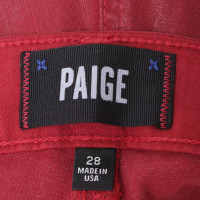 Paige Jeans Jeans in donkerrood