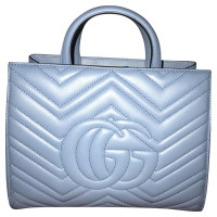 Gucci Tote bag Leather in Blue