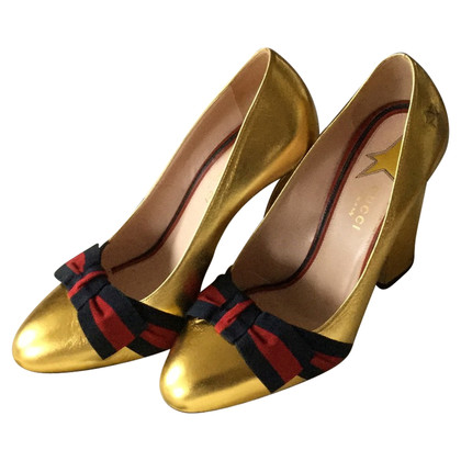 Gucci Chaussures d'or