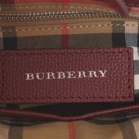 Burberry Handtas Leer in Bordeaux