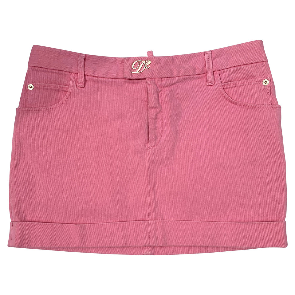 Dsquared2 Skirt Cotton in Pink