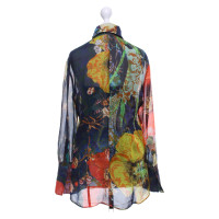 Strenesse Blouse and corsage in multi-color