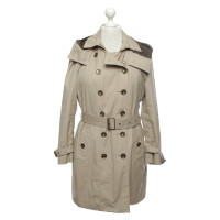 Burberry Jacke/Mantel aus Baumwolle in Beige