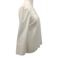 Dolce & Gabbana White lace cotton top 