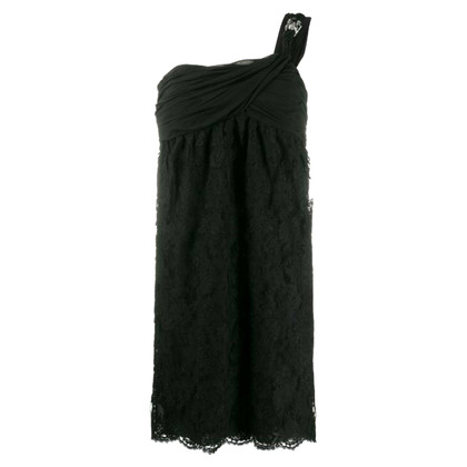 Valentino Garavani Kleid aus Baumwolle in Schwarz