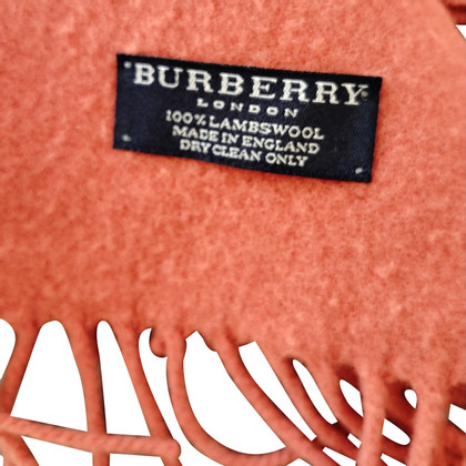 Burberry Schal/Tuch aus Wolle in Orange