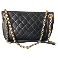 Chanel Handtas Leer in Zwart