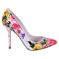 Dolce & Gabbana Pumps/Peeptoes en Cuir en Blanc