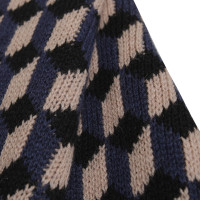 Becksöndergaard Wool scarf with pattern