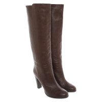 Dune London Bottes en Cuir en Marron