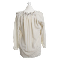 Comptoir Des Cotonniers Beige zijden blouse