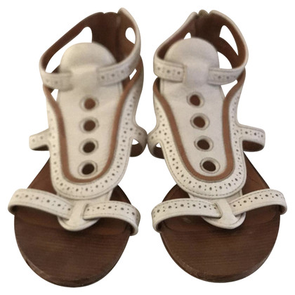 Givenchy Sandals Leather in White