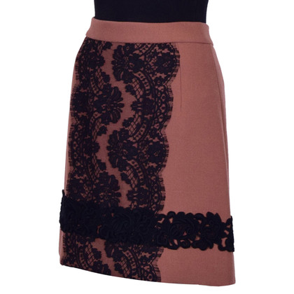 Dolce & Gabbana Skirt Wool in Brown