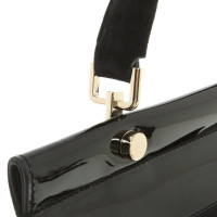 Roger Vivier Handtasche aus Lack- und Wildleder