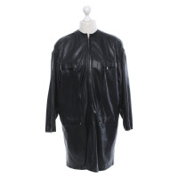 Gianni Versace Jacket/Coat Leather in Black