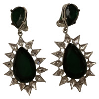 Kenneth Jay Lane Boucle d'oreille en Vert