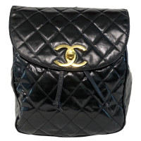 Chanel Backpack Patent leather in Black