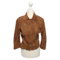 Gestuz Veste/Manteau en Daim en Marron