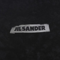 Jil Sander Lam leren jas in zwart