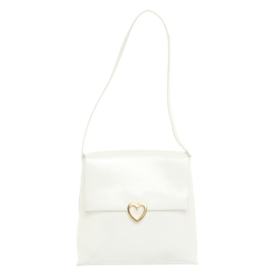 Moschino Handbag Leather in White