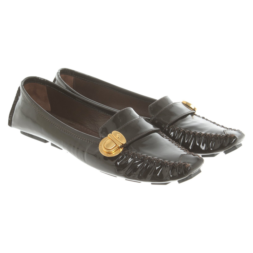Marc Jacobs Slippers/Ballerinas Patent leather in Brown