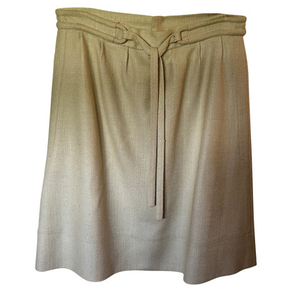Chloé Skirt Silk in Beige