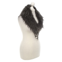 Yves Salomon Scarf/Shawl Fur in Black