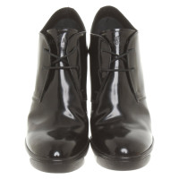 Hogan Ankle boots Patent leather in Black
