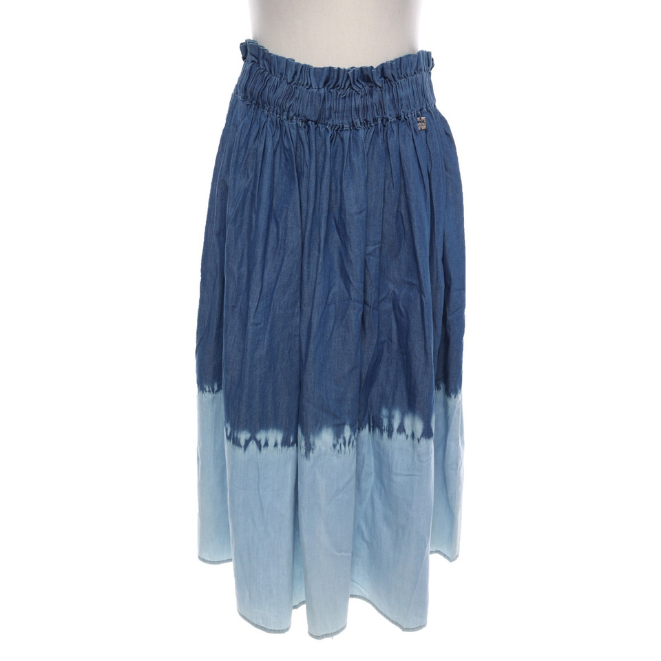 Twinset Milano Jupe en Coton en Bleu