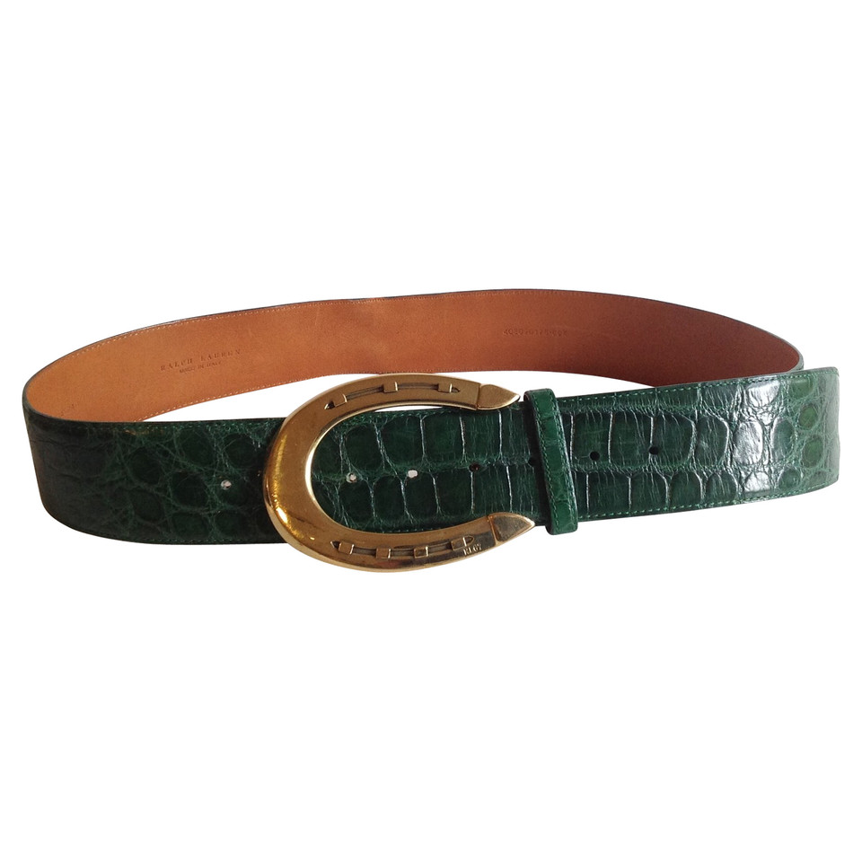 Ralph Lauren Reptile leather belt