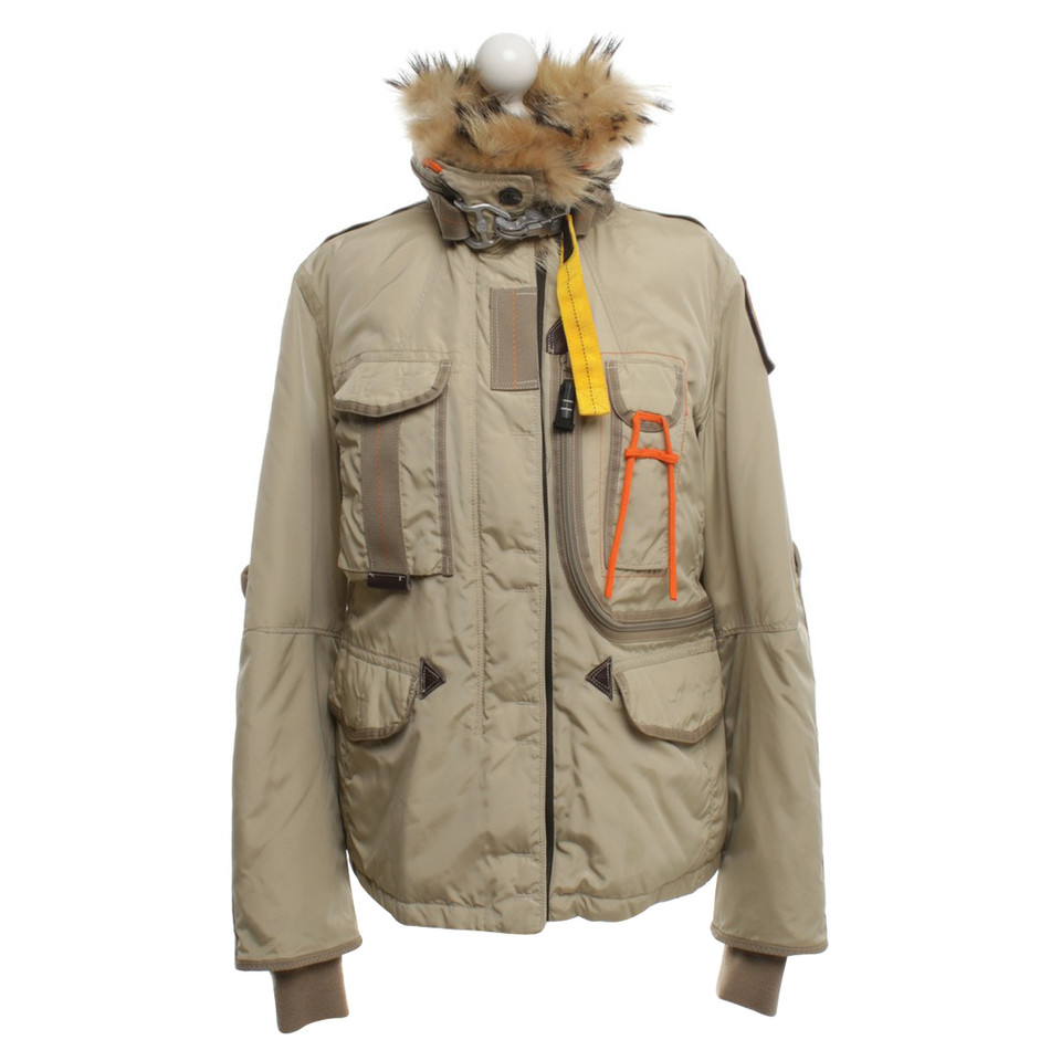 Parajumpers Down jacket with real fur trim