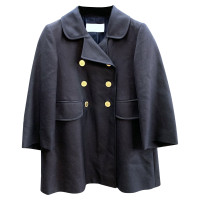 Chloé Jacket/Coat Cotton in Blue
