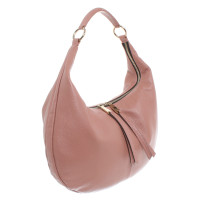 Abro Shoulder bag Leather in Pink