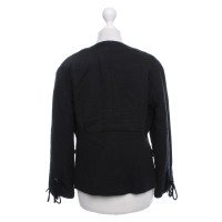 Chanel Blazer aus Baumwolle in Schwarz