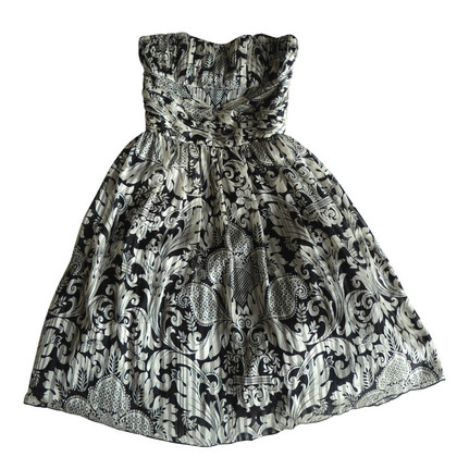 Anna Sui Gedrukte zijden jurk