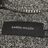 Karen Millen Gilet en noir / blanc