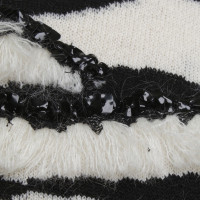 Blumarine abito in maglia con motivo zebrato