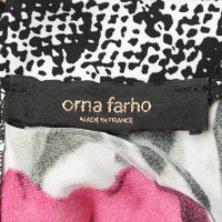Orna Farho Robe à motif floral