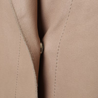 Armani Leather coat in beige