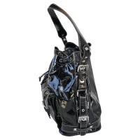 Mcm Tote bag Patent leather in Black