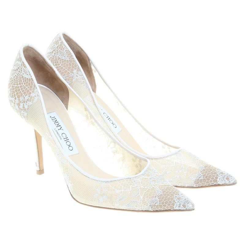 Jimmy Choo Pumps aus Spitze