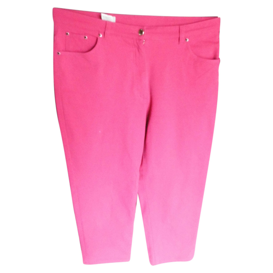 Louis Feraud Trousers Cotton in Pink