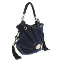Lancel Handbag with crochet pattern