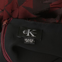 Calvin Klein Jurk in rood en zwart 