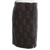 Fendi Velvet skirt with pattern