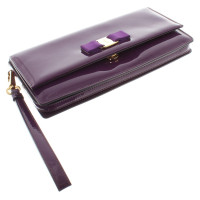 Salvatore Ferragamo clutch in Viola