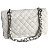 Chanel Sac à main en Cuir en Blanc